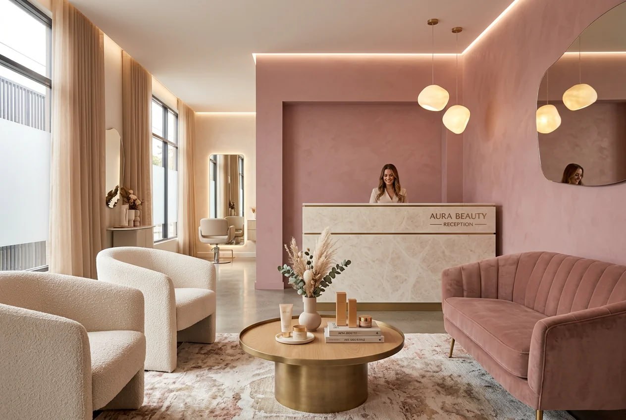 Interior of Glam Nail and Beauty Salon Dublin